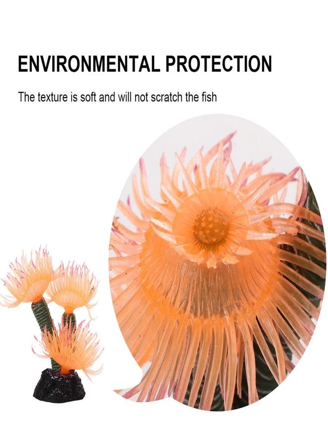 POPETPOP Simulated Coral Aquarium Decor Fish Tank Ornament Artificial Coral for Aquatic Pets Durable Resin 3.15 Inch - Image 5
